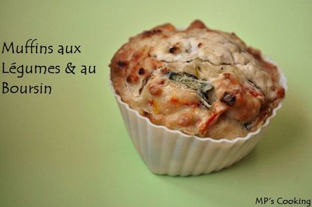 Muffins aux Légumes & au Boursin Muffin25