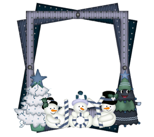 neige - Défi du 21-22 Décembre /  Cadre bonhommes de neige Joy Snowma14