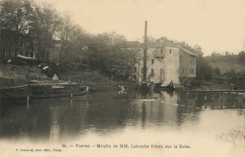 Dt 47: Lot et Garonne Moulin Latouche à Vianne Nérac Nyrac_11