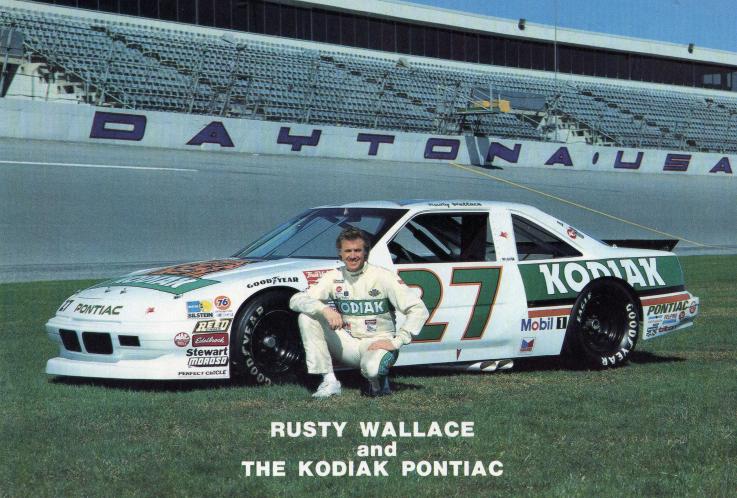 NASCAR #27 KODIAC Pontiac et #72 RAMADA Buick "Rusty Wallace" Rw2710