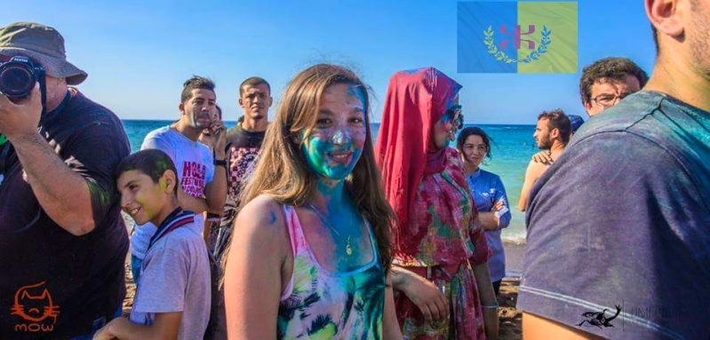 Holi festival of Colors Bejaia 13 juin 2015. La Kabylie  moderne et laïque. Le cauchemar des islamistes.  519