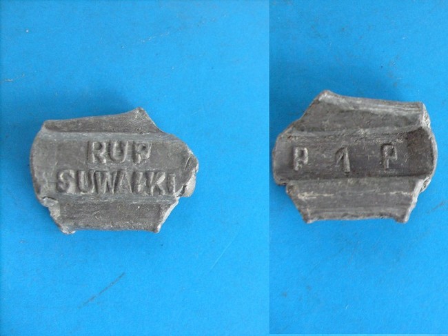 Periode post-communiste - 001 - Plomb de scelle "Suwałki.". Plomb259