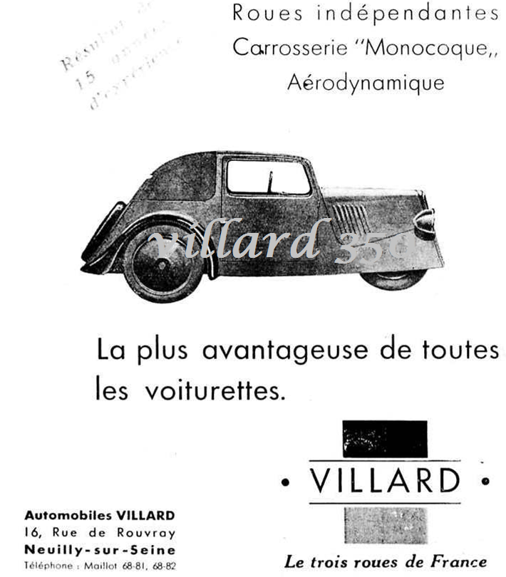 VILLARD cyclecar - Page 3 Villar10