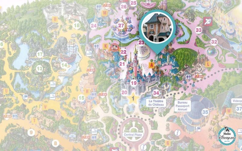 Ristoranti con i personaggi a Disneyland Paris Plan-a10