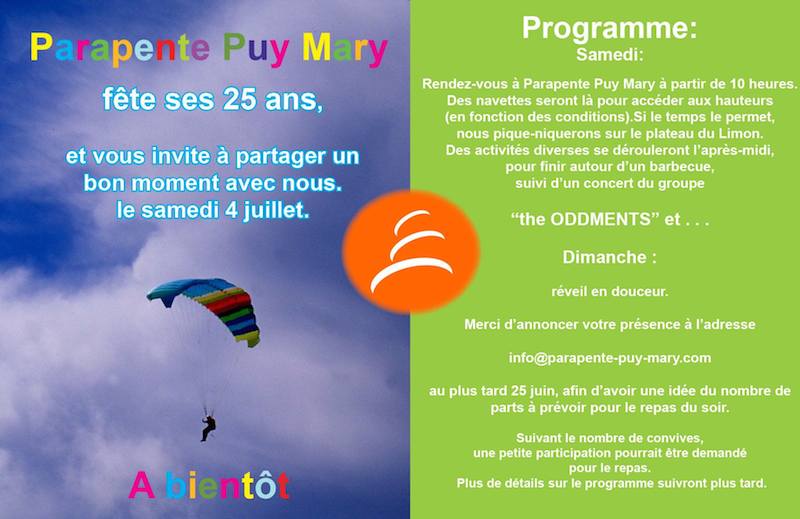 Parapente Puy Mary - 25 ans - 4 et 5 aout 2015 Puy_ma10