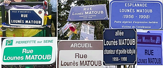 Matoub Lounès: 10 rues portent le nom du Rebelle kabyle...en France !  67606210