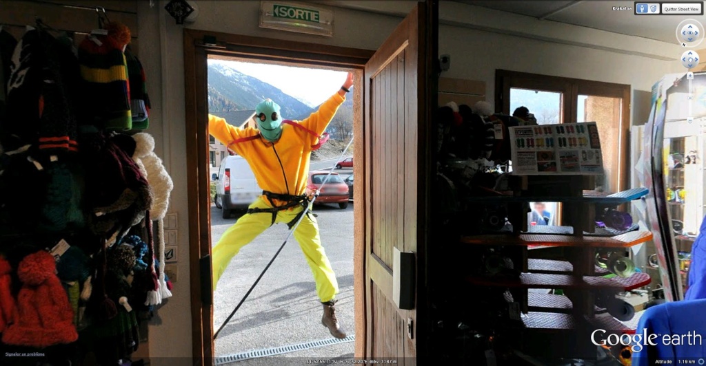 Mise en scène à Briançon, France. Briany12