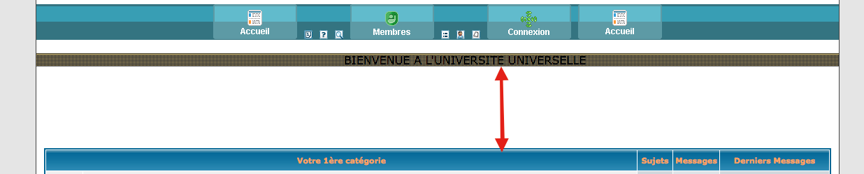 Réduire l'espace entre les Annonces et les catégories du forum Captur13