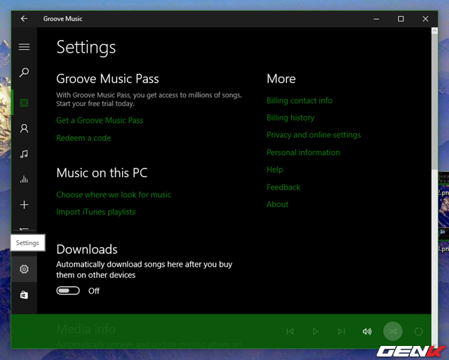 Toàn tập về ứng dụng Groove Music trên Windows 10 Toan-t13