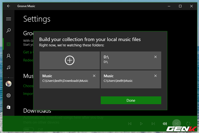 Toàn tập về ứng dụng Groove Music trên Windows 10 Toan-t17