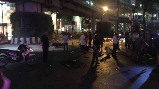 Explosion dans le centre de Bangkok . Bk10