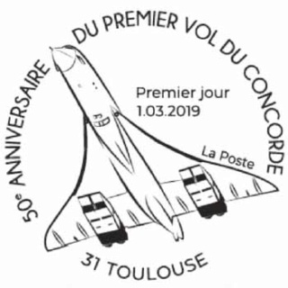 Timbre pour les 50 ans du Concorde / Premier Jour le 1er mars 2019 Concor16