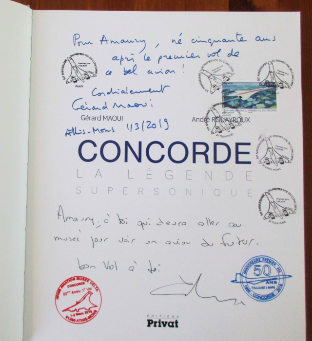 [Livre] CONCORDE La légende supersonique - Gérard Maoui et André Rouyaroux - 2019 Img_3112