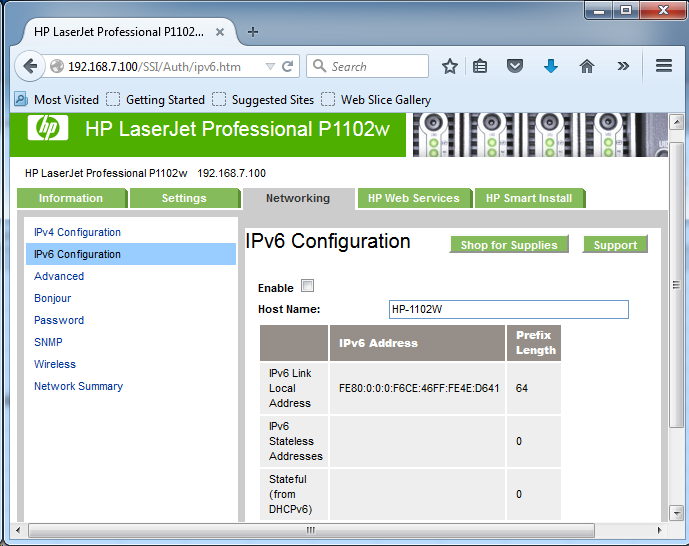 Cài đặt HP LaserJet P1102w để in qua mạng không dây Screen18