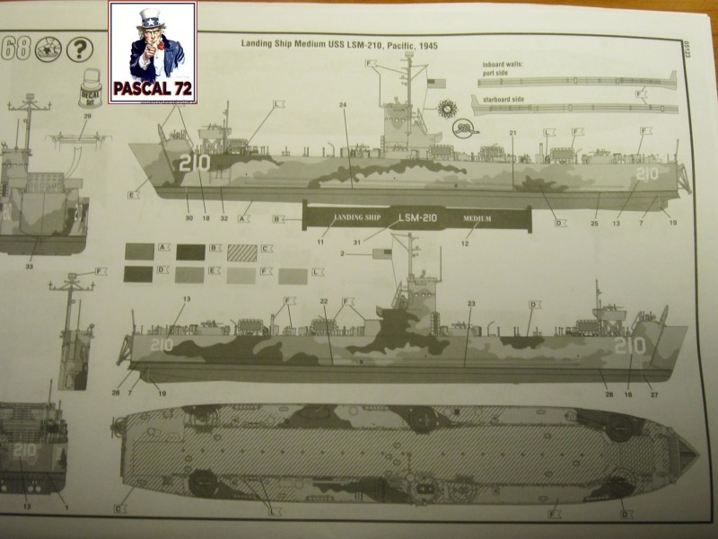  U.S. Navy Landing Ship Médium (Early) au 1/144 par pascal 72 de Revell Img_3735
