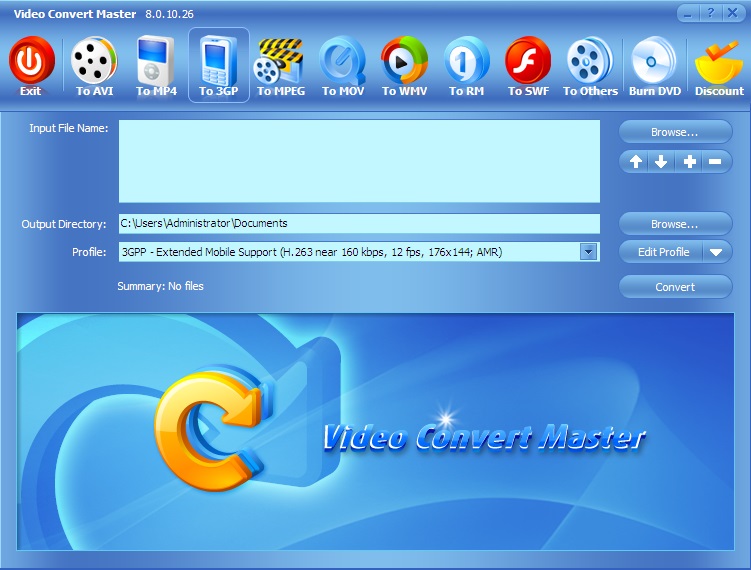 برنامج لتحويل كل صيغ الفيديو برنامج Video Convert Master 9999910