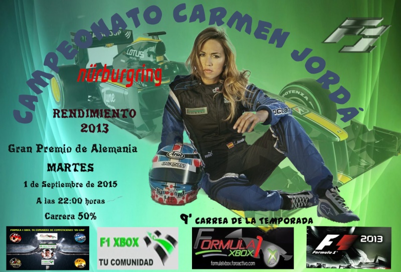  F1 2013 / CTO. CARMEN JORDÁ / CONFIRMACIÓN DE ASISTENCIA A LA  9ª CARRERA / G.P. DE ALEMANIA / MARTES 01 - 09 -2015 / 22:00 HORAS. . Nueva_12