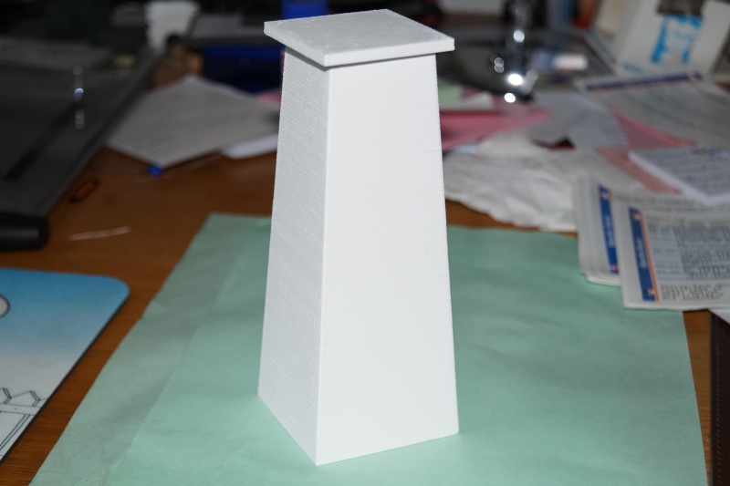 Der japanische Leuchtturm Udo Saki als 3D Modell - Fertig Dsc02211