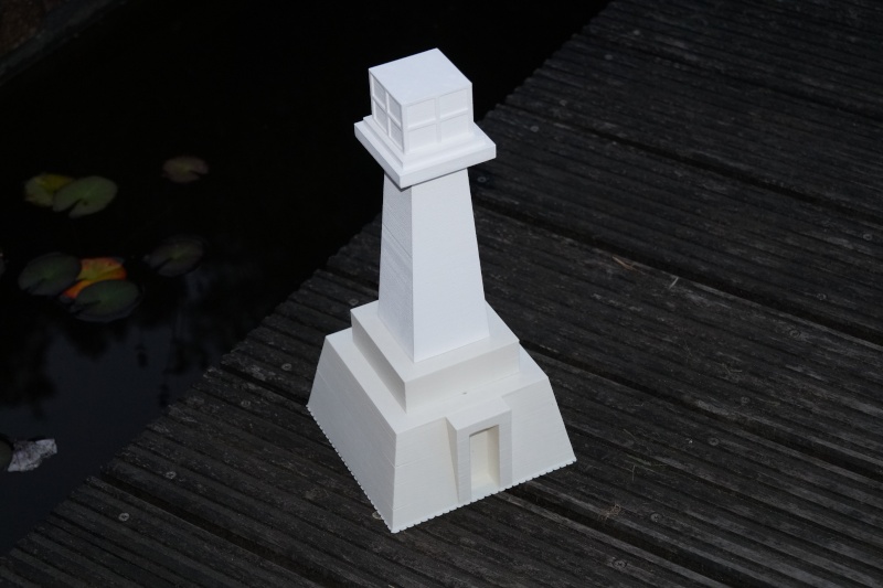 Der japanische Leuchtturm Udo Saki als 3D Modell - Fertig Dsc02315
