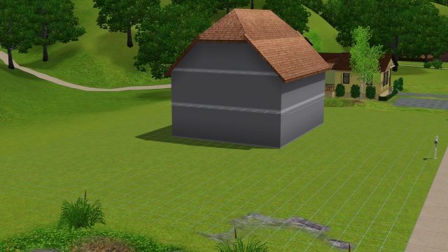[Impossible à réaliser]Sims4 ou Sims3 : Faire un toit avec troncature Screen45