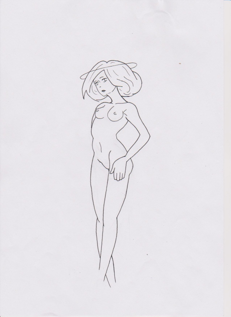 croquis femme