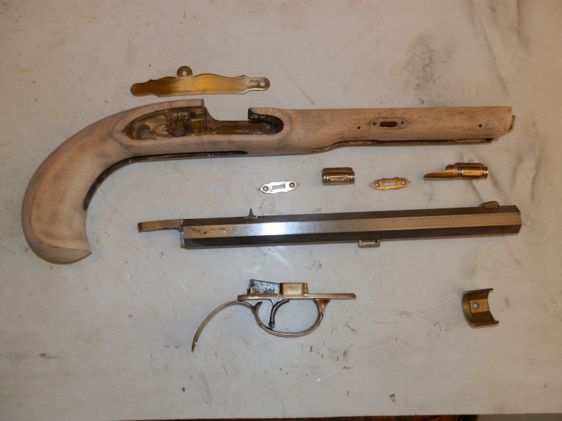 Restauration d'un Kentucky silex Pistol10