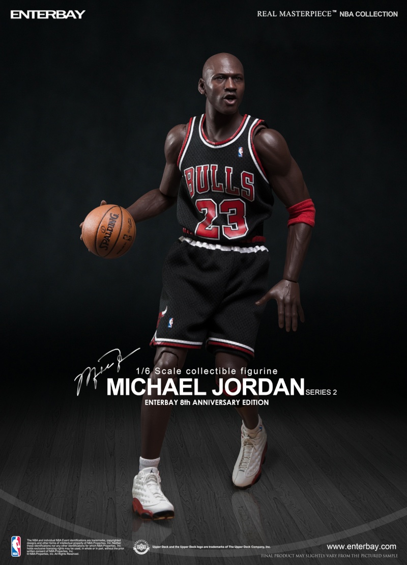 MICHAEL JORDAN  SERIES 2  8th ANNIVERSARY EDITION: ENTERBAY - NBA 1/6 14286517