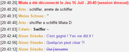 Il était une fois... dans la Chatbox Aizen110