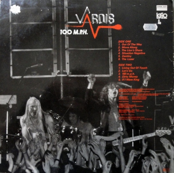 Vardis - 1980 - 100 M.P.H. 212