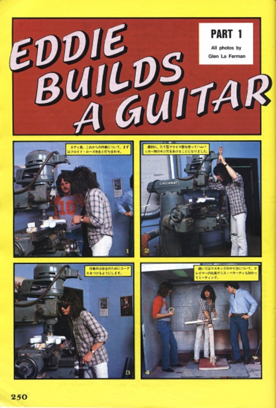 Eddie builds a guitar 322