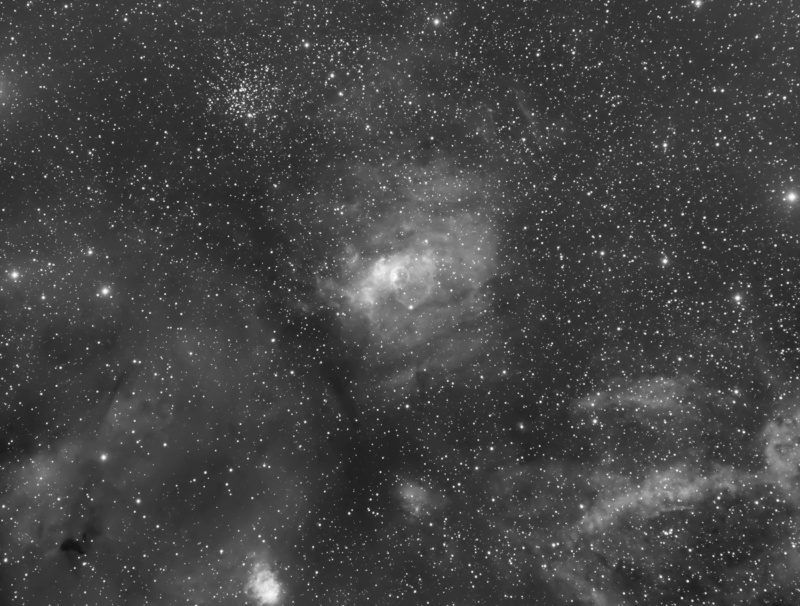 NGC7635 Nébuleuse de la Bulle en Ha Ngc76310