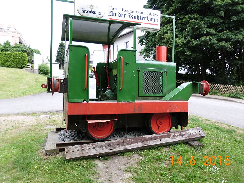 Gmeinder - Werkslokdenkmal auf der "Kohlenbahn" in Sprockhövel Hasslinghausen 514