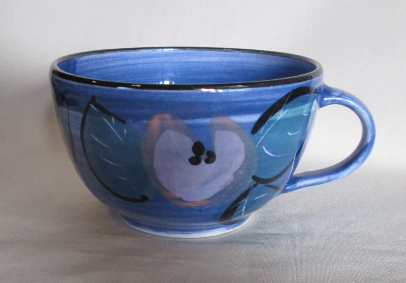 Blue Latte Cup was made by Catharine Dawson Img_3027