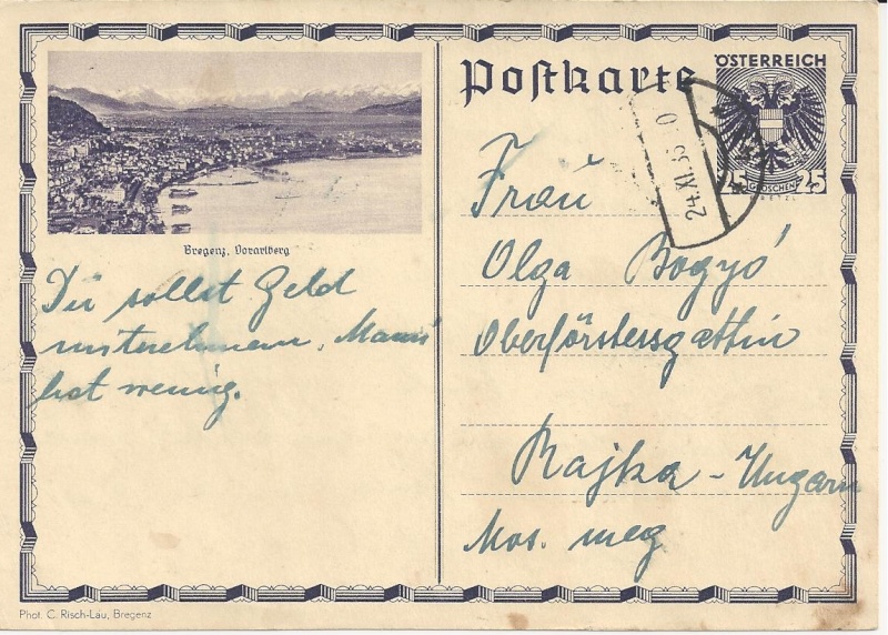 österreich - Bedarfspost Ganzsachen Österreich 1925-1938 Bild22