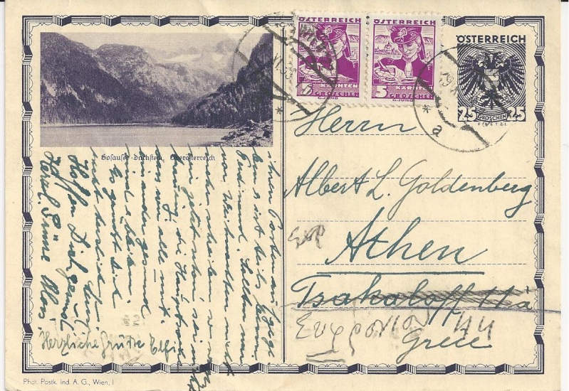 Ganzsachen - Bedarfspost Ganzsachen Österreich 1925-1938 Bild_319