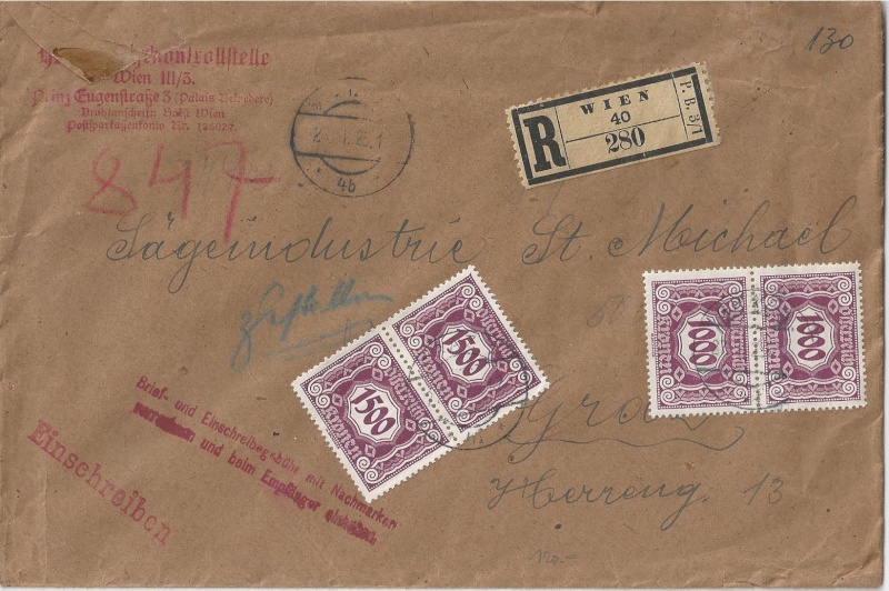 Inflation in Österreich - Belege - 1918 bis 1925 - Seite 5 Bild_427