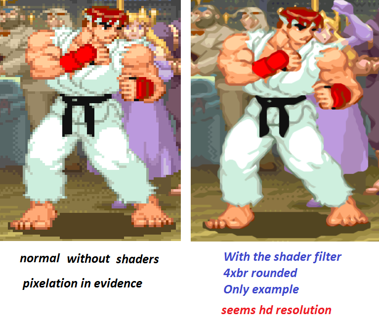THE AMAZING SHADERS FOR MUGEN 1.2 engine Hh11