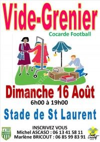 Vide-Grenier le 16 Aout 2015 à Saint Laurent Médoc A4011110