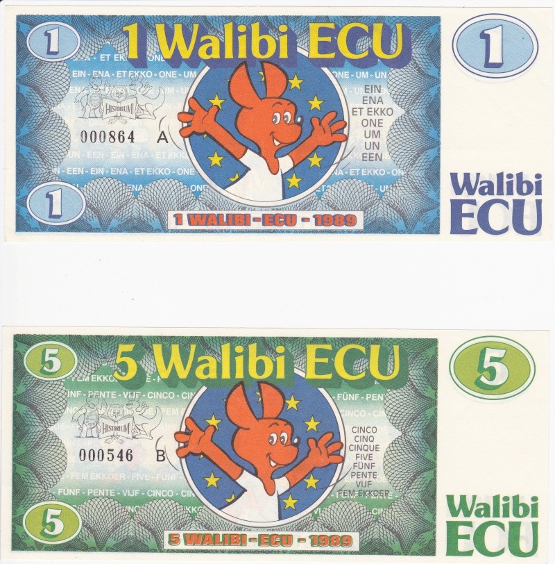 Premiers billets en Ecu/Euro 89-1_e10