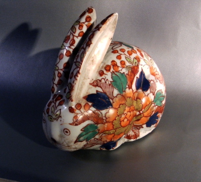 Lapin Porcelaine Chinoise 1ere moité ou 2eme moitié XXe Lapin10