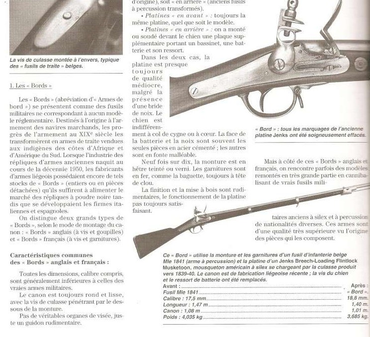 "Mousqueton" Mle 1840 T et fusil Belge Numari10
