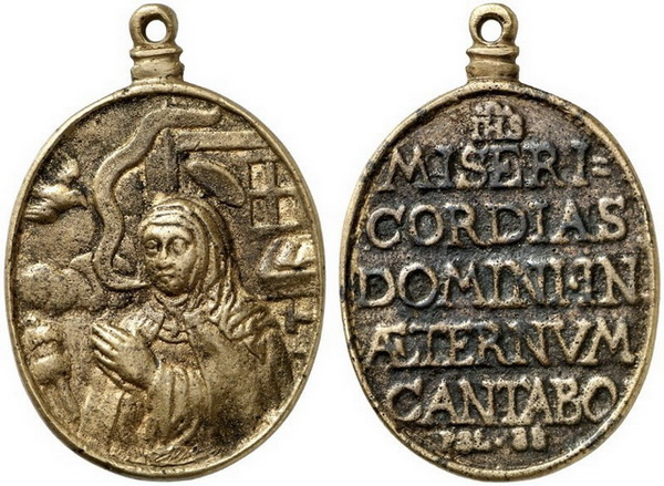 Recopilación medallas Orden Carmelitas Descalzas: Santa Teresa de Jesús Avelin10