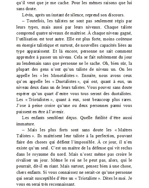 Chapitre 2 - Talistes 1211