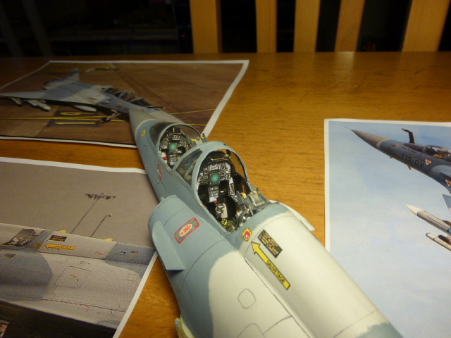 mirage 2000 - Mirage 2000B ech 1/32 réalis" en bois et carton - Page 3 2015-015