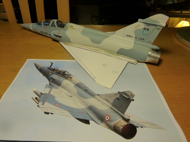 mirage 2000 - Mirage 2000B ech 1/32 réalis" en bois et carton - Page 3 2015-026