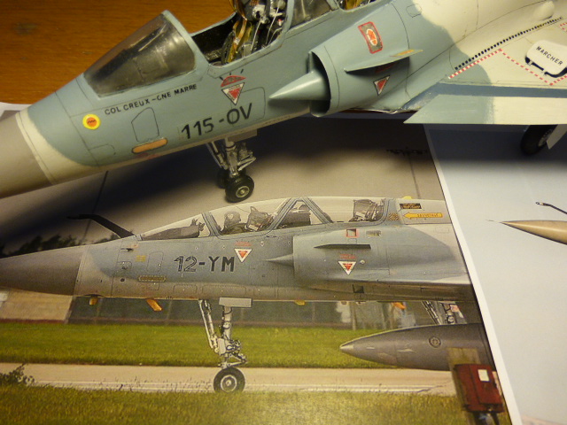 mirage 2000 - Mirage 2000B ech 1/32 réalis" en bois et carton - Page 5 2015-087