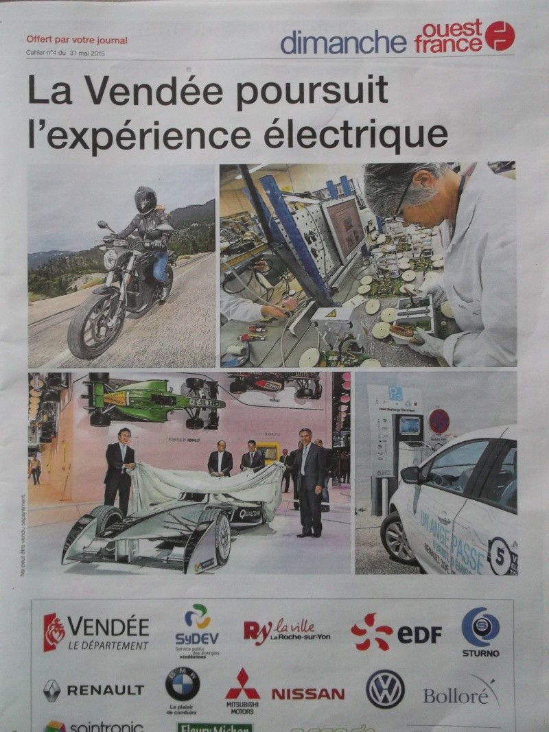 Ouest France Vendée - supplémént 24 pages spécial Vendée Electrique Tour 2015 Dscf8713