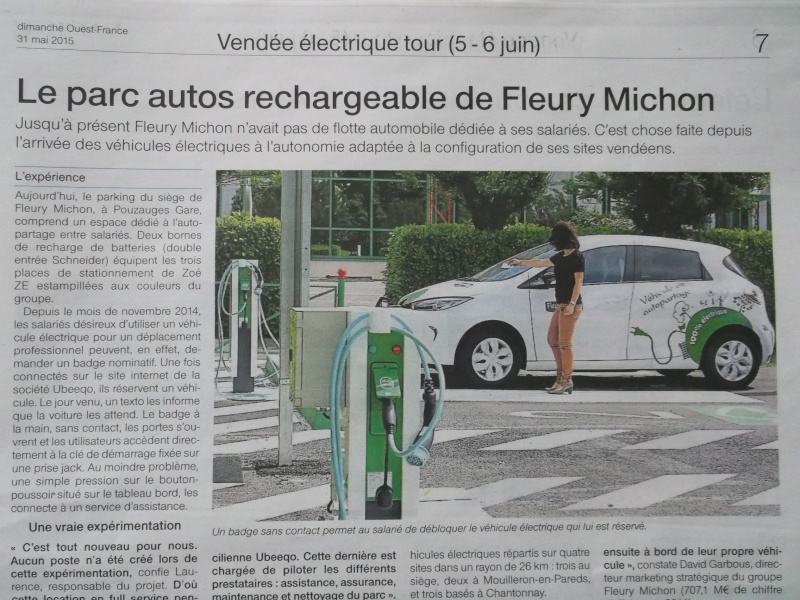 Ouest France Vendée - supplémént 24 pages spécial Vendée Electrique Tour 2015 Dscf8715
