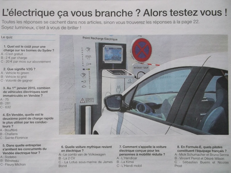 Ouest France Vendée - supplémént 24 pages spécial Vendée Electrique Tour 2015 Dscf8716