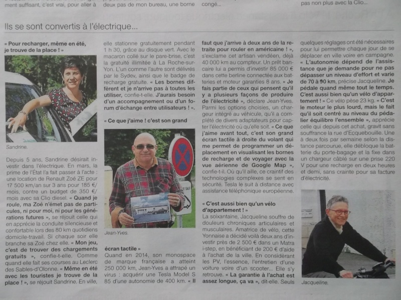 Ouest France Vendée - supplémént 24 pages spécial Vendée Electrique Tour 2015 Dscf8813
